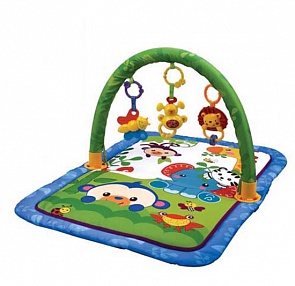 Игровой коврик – Африка, с игрушками и дугами (Yako, Y8300118)